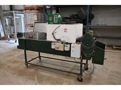 Setup della cintura di spruzzatura per il test dell'atomizzatore Mantis ULV B-MS