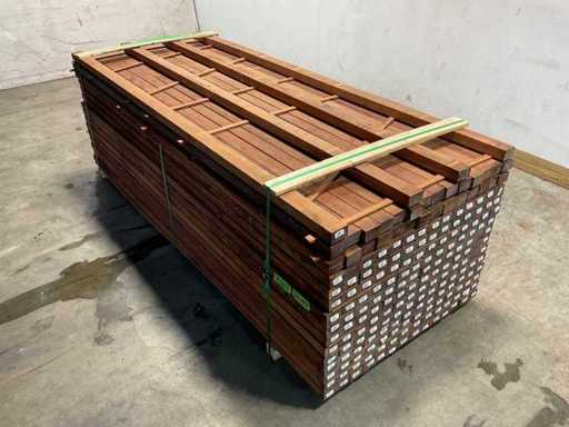 Hardhouten regel 4-zijdig geschaafd 250x6,8x4,5 cm (50x)