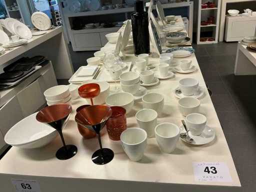 Różne porcelany stołowe (+/- 150x)