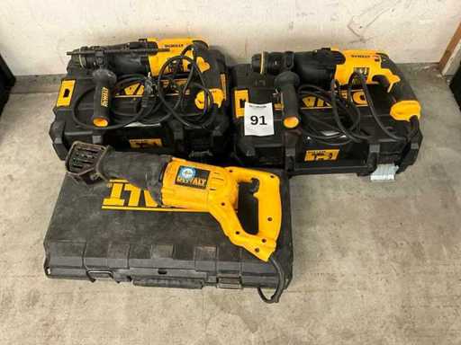 Elektronarzędzia DeWalt (3x)