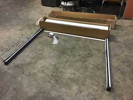 Bovenop gemonteerde rolluik, elektrisch, nieuw, originele verpakking, W 1450 x H 1200mm | so001134 I24