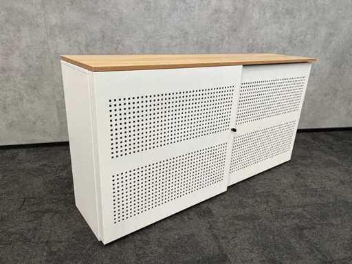 Mobili acustici scorrevoli in acciaio basso