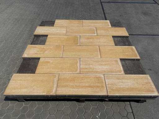 Garden tiles made of concrete (approx. 15.1m²)