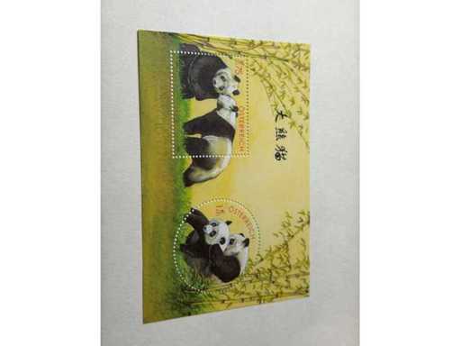 Timbres Autriche - Panda Bears