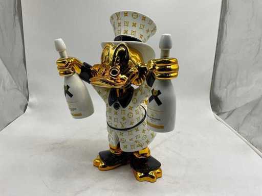 Scrooge McDuck sculpture