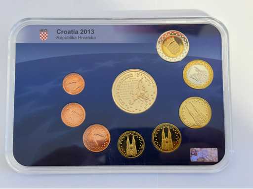 Coinset Andora 2014 Euro-patroon