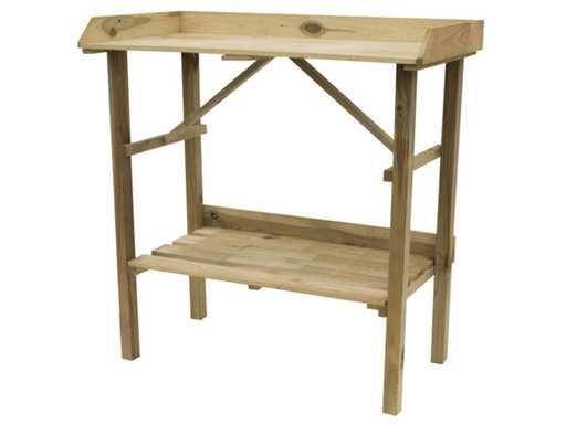 Woodvision Pine garden workbench - 95x90x45 cm (2x)