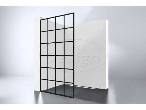 Cel mai bun design cu ecran negru de 1000 pentru duș walk-in 100 cm