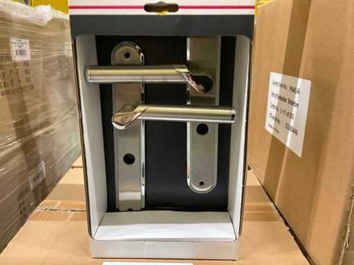 Set di maniglie porte Brunico Long Shield WC 63/8mm (120x)