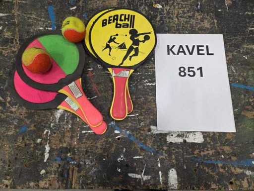 Ensemble de balle de plage