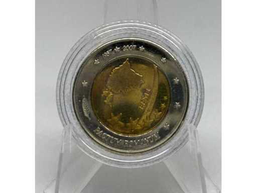 Trattati di 2 euro colorati in argento di Roma – Gran Bretagna 2007