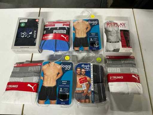 Partij Diverse heren underwear o.a Replay/Puma/Sloggi (19x)