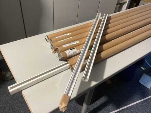 6 Stück Dekolight - 3-Phasen-Pendelleuchte - Slim, 5 W, 3000 K, Weiß neuwertig
