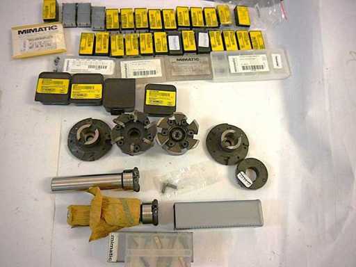 P. Horn - Porte-fraises circulaires WSP pour assortiment/têtes de coupe/fraises incluant WSP (non utilisé) (11x)