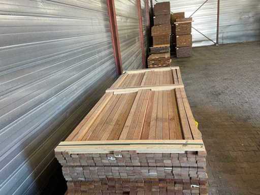 Lattes rabotées Angelim Pedra 2750x45x20mm (124x)