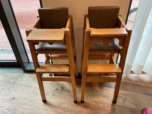 Hutten - Bartafel kinderstoel (2x)