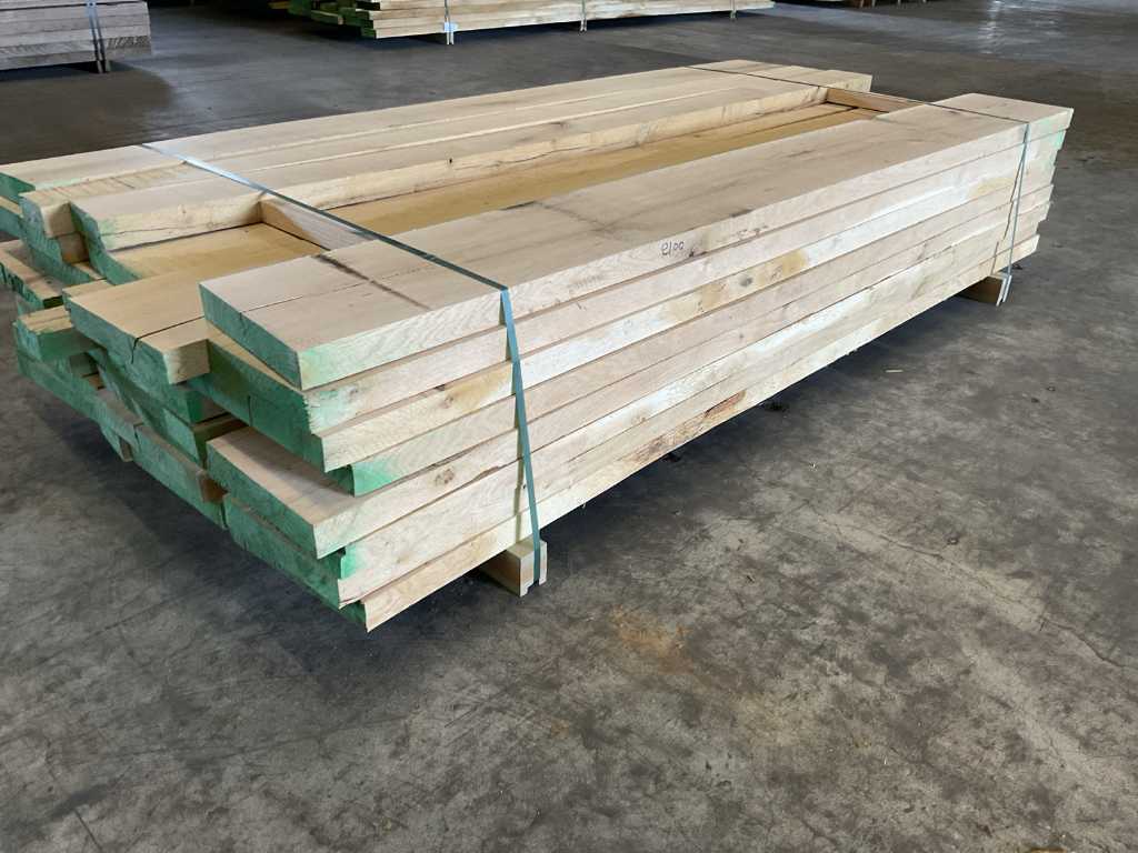 European oak planks pre-planed approx. 1.0 m³