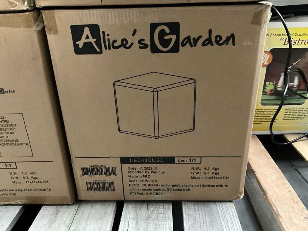 4x LEDCUBE ALICE'S GARDEN LED40CUBE