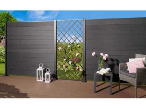 WPC trellieschermen (17x)