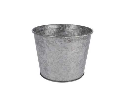 Pot Oxford zinco Ø13.5xH10.5cm (4140x)