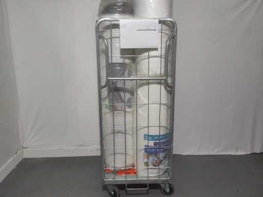 Rolcontainer met diverse producten