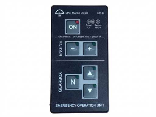 MAN emergency engine control panel - 51.27720-7035