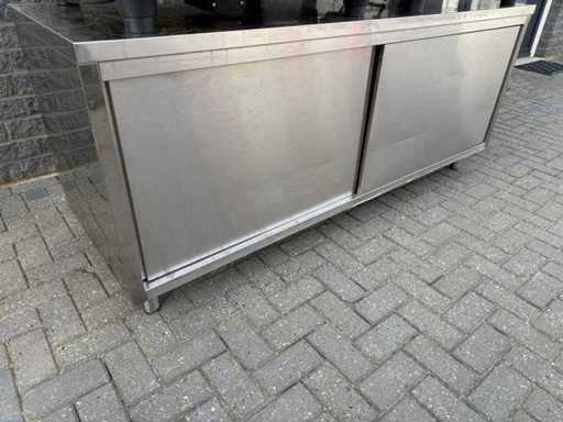 Inox - 2m - Rvs werktafel
