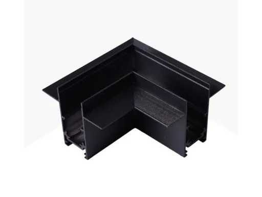 4 x L-Connector voor Inbouw Magnetische Rail – 48V – Horizontaal 