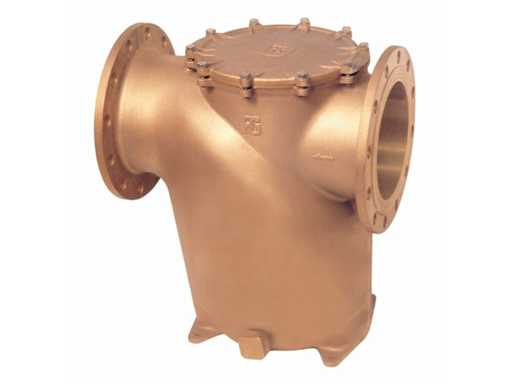 Guidi series 1281 bronze seawater filter diameter 125 mm - 1281-DN125-PN6