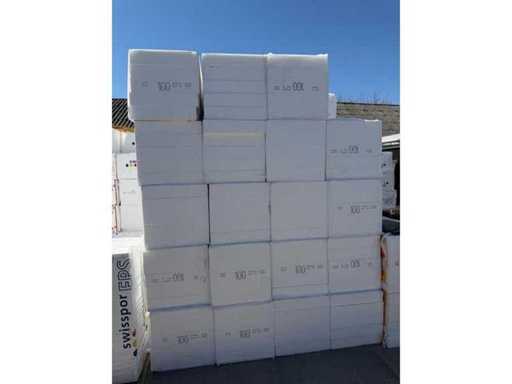 LIQUIDATION – KOMPLETTES EPS-POLYSTYROL-ISOLIERUNGSSET – 120 M² – MIT MINERALWEISSEM GIPS (FERTIG ZUR FERTIGSTELLUNG)
