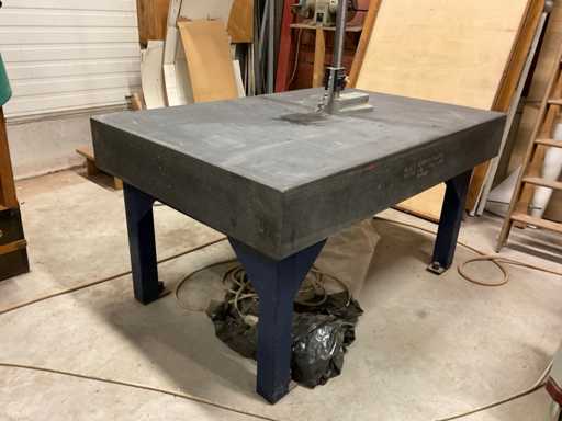 Meettafel met hoogtemeter