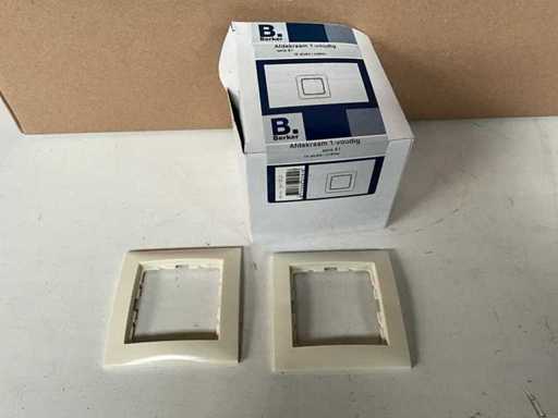 Berker Cover Frame 1-Wege-Serie S1 Creme/10 Stück (64x)