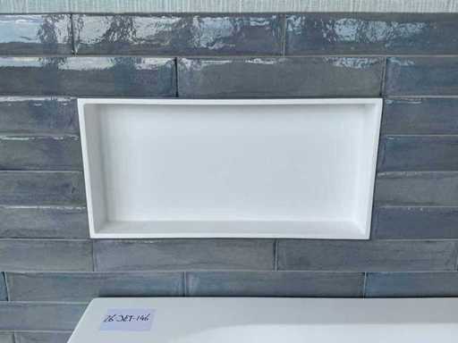 Nișă încorporată albă 60 x 30 cm