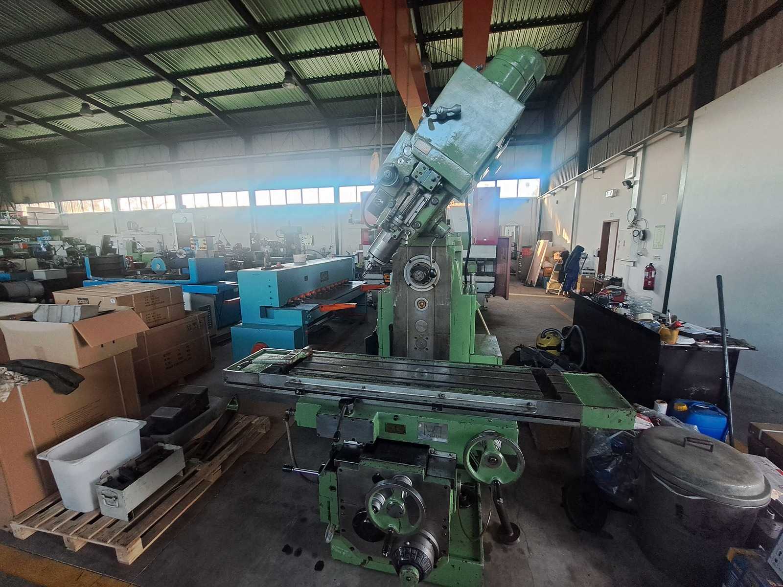 Knuth – UFM 10V – Universal milling machine