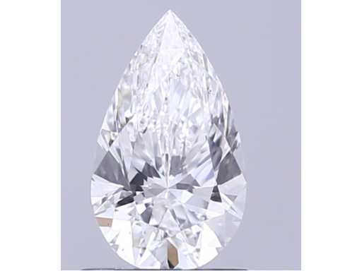 Diamant - diamant tăiat în formă de pară de 1,03 carate (certificat)