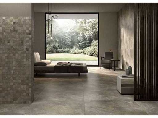 Porcelaingres Royal Stone Palladium Grey Mat Mozaïektegel 30x30 cm 17,28 m²
