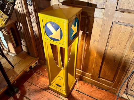 Retro ANWB Verkehrssäule aus Gusseisen