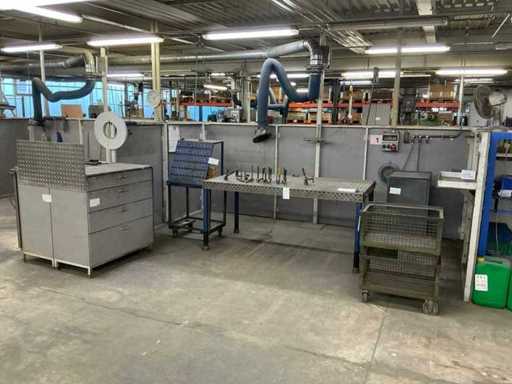 Perforated Welding Table