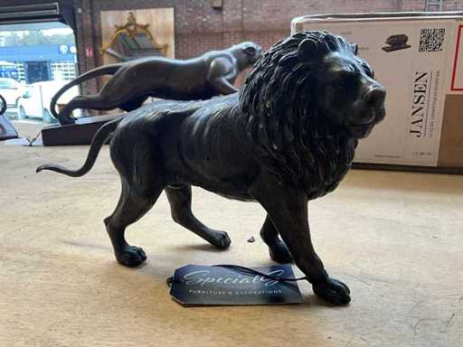 Gehender Löwe dekorative Statue