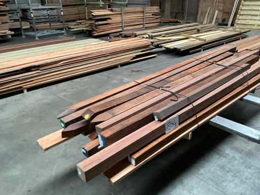 Partij Azobé hardhouten palen