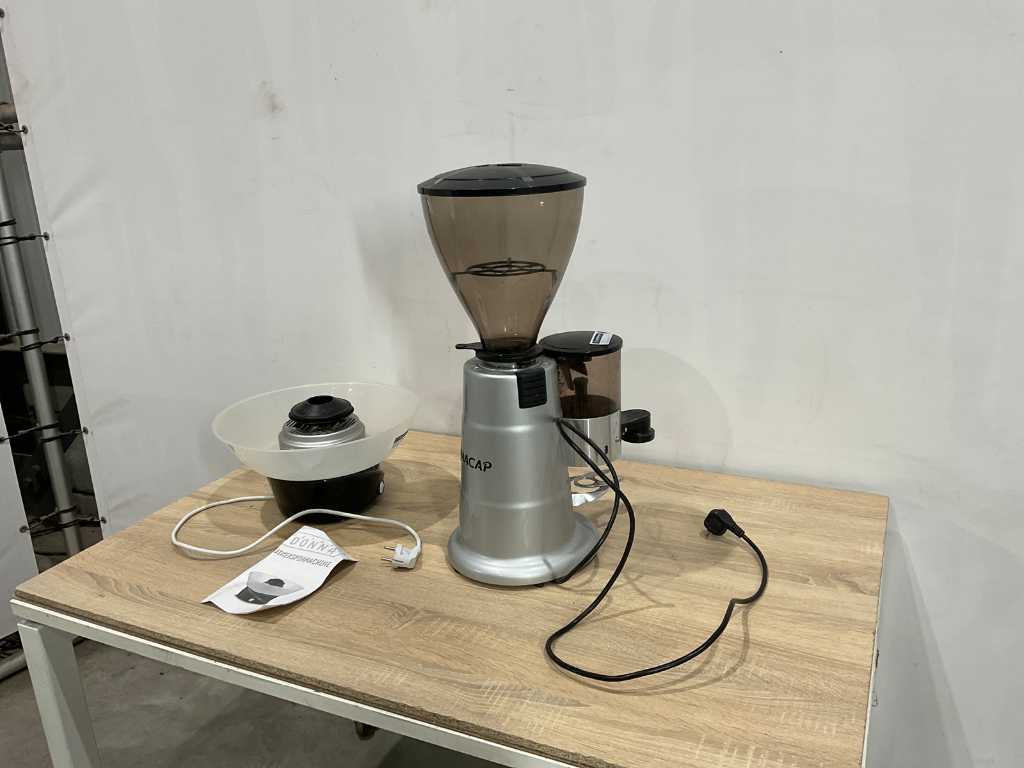 Macap koffiebonen machine en suikerspin machine