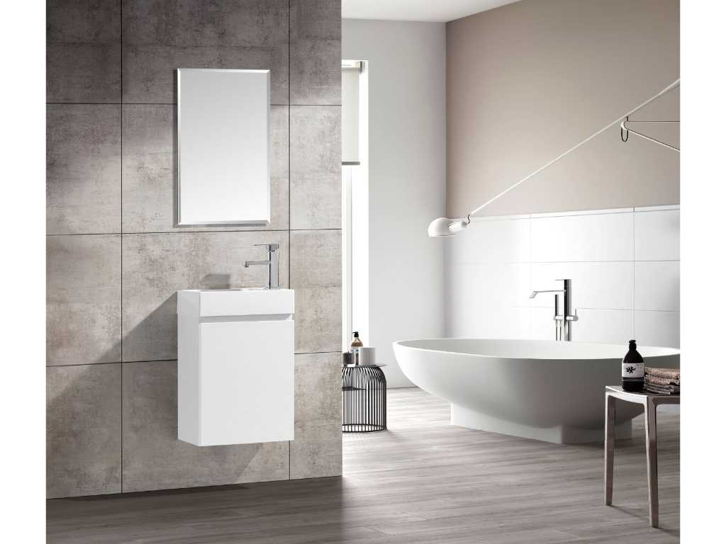 1 x 40cm Toilet furniture matt white - Como 40-03