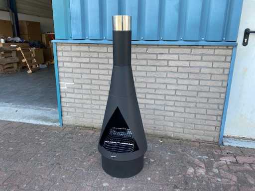 Denver - 125 - Tuinhaard Zwart 44x125 cm