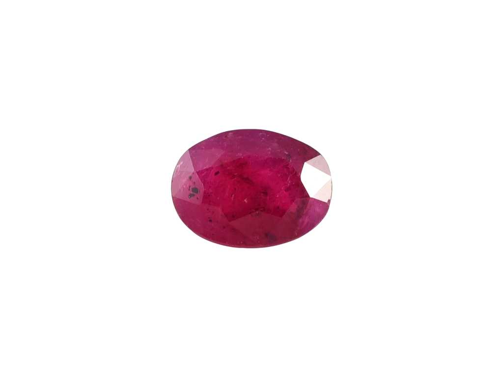 Natural ruby oval cut 1.53 carats IGI certified
