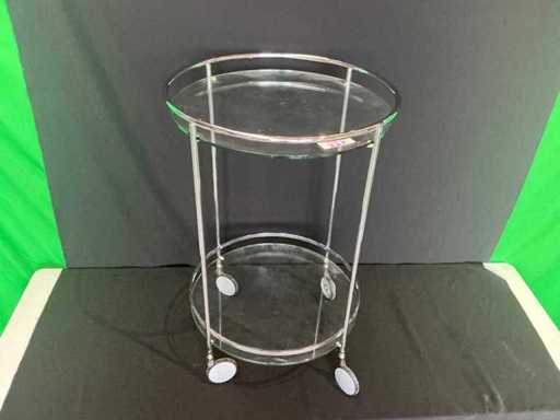 Table de chevet mobile rond