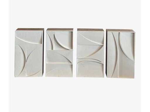 Dulap de perete - set de 4
