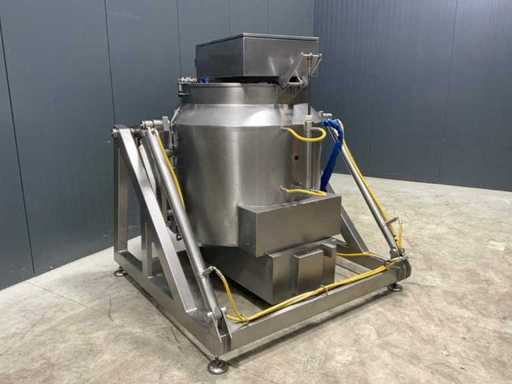 Kantelbare kookketel dubbelwandig