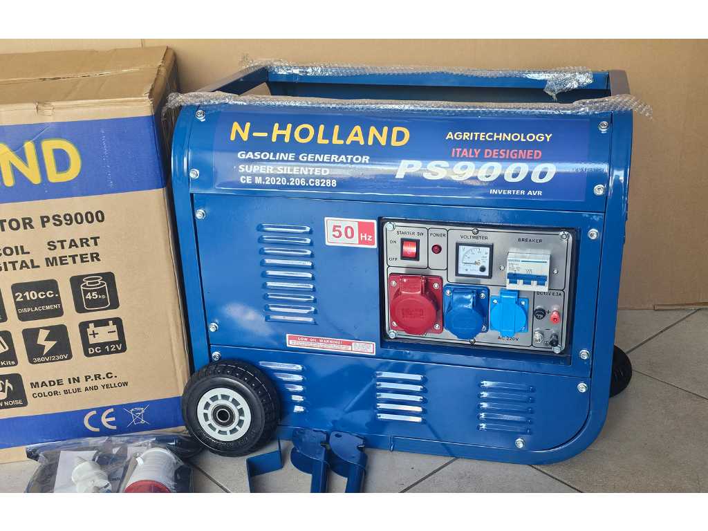 N-Holland - PS9000 Omvormer - Power Generator - Mobiel