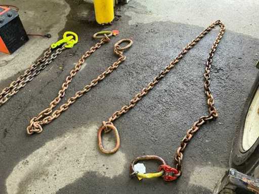 Lifting chains and shackles