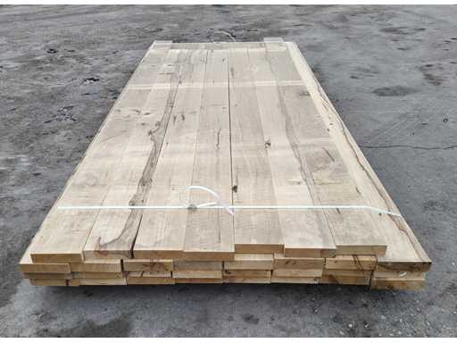 31x dąb afrykański 30 x 130 mm, długość 26x 245 cm + 5x 215 cm 